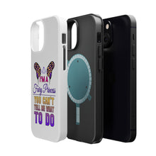 DistinctInk ToughCase for Apple iPhone, Compatible with MagSafe Charging - I'm a Fairy Princess Can't Tell Me What To Do