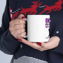 DistinctInk Glossy White Coffee / Tea Mug - One Girl Who Would Rather Wear Boots Than Heels