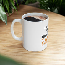 DistinctInk Glossy White Coffee / Tea Mug - Entrepreneur Opportunity Risks Hustle