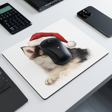 DistinctInk Mouse Pad - 1/4" Foam Rubber - Siberian Huskie Puppy Drawing