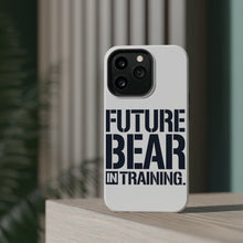 DistinctInk ToughCase for Apple iPhone, Compatible with MagSafe Charging - Future Bear in Training