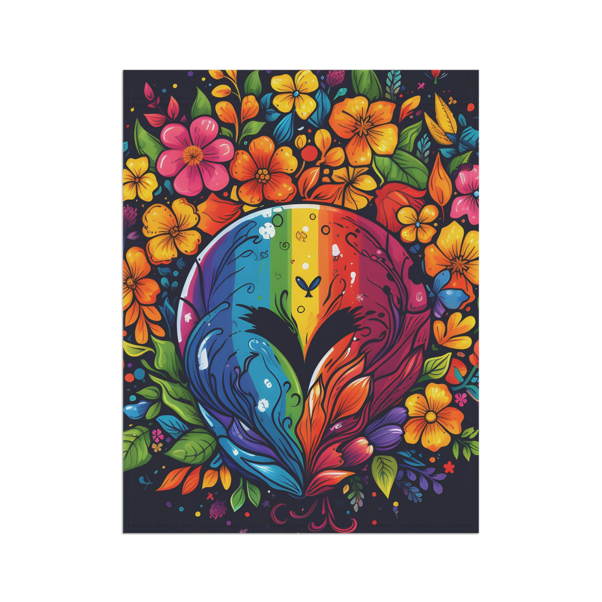 Garden & House Banner Flag with A World of Possibilities Design for LGBTQ+ Pride, view 8