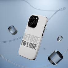 DistinctInk ToughCase for Apple iPhone, Compatible with MagSafe Charging - Refuse to Lose Baseball