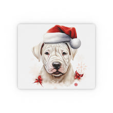DistinctInk Mouse Pad - 1/4" Foam Rubber - Dogo Argentino Puppy Drawing