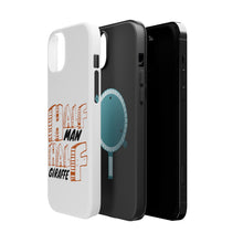 DistinctInk ToughCase for Apple iPhone, Compatible with MagSafe Charging - Half Man Half Giraffe