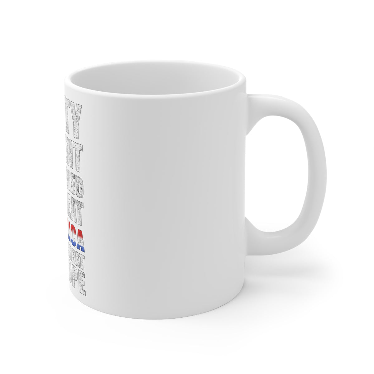 Glossy White Coffee / Tea Mug - Married Men Cheat in America, view 3