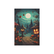 DistinctInk Garden & House Banner / Flag with Trick or Treat Fun Design for Halloween