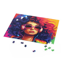DistinctInk Jigsaw Puzzle with Living a Full Life Design for LGBTQ+ Pride