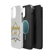 DistinctInk ToughCase for Apple iPhone, Compatible with MagSafe Charging - Diamonds Are a Girl's Best Friend