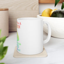 DistinctInk Glossy White Coffee / Tea Mug - I Wish I Was a Unicorn So I Could Stab Idiots