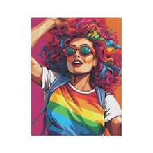 DistinctInk Garden & House Banner Flag with Leading a New Path Design for LGBTQ+ Pride