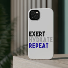 DistinctInk ToughCase for Apple iPhone, Compatible with MagSafe Charging - Exert Hydrate Repeat