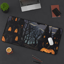 DistinctInk Desk Mat with Spooky All Hallows' Eve Design for Halloween