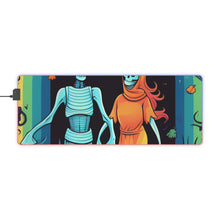 DistinctInk LED Gaming Mouse Pad with The Enduring Beauty of Writing Design for Halloween  LGBTQ+ Pride