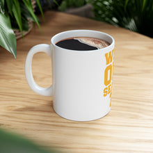 DistinctInk Glossy White Coffee / Tea Mug - What Off Season? Basketball