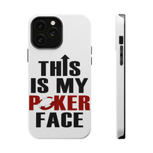 DistinctInk ToughCase for Apple iPhone, Compatible with MagSafe Charging - This is My POKER Face