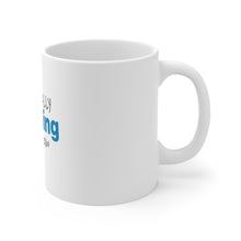 DistinctInk Glossy White Coffee / Tea Mug - I'm Totally Trending Right Now