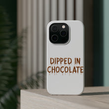 DistinctInk ToughCase for Apple iPhone, Compatible with MagSafe Charging - Dipped in Chocolate