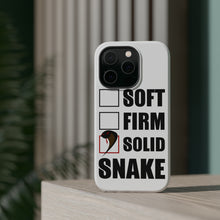 DistinctInk ToughCase for Apple iPhone, Compatible with MagSafe Charging - Soft Firm Solid Snake