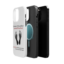 DistinctInk ToughCase for Apple iPhone, Compatible with MagSafe Charging - Lawyers DO Have Souls Oops Soles