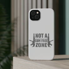 DistinctInk ToughCase for Apple iPhone, Compatible with MagSafe Charging - Not a Gun Free Zone