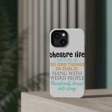DistinctInk ToughCase for Apple iPhone, Compatible with MagSafe Charging - Theatre Life - Odd Things in Public