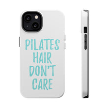 DistinctInk ToughCase for Apple iPhone, Compatible with MagSafe Charging - Pilates Hair Don't Care
