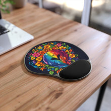 DistinctInk Mouse Pad with Wrist Rest  with A World of Possibilities Design for LGBTQ+ Pride