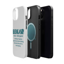 DistinctInk ToughCase for Apple iPhone, Compatible with MagSafe Charging - Bedgasm Definition Climb in Bed Lon Day