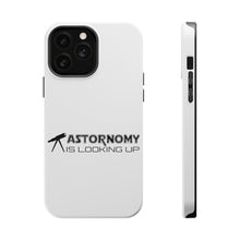 DistinctInk ToughCase for Apple iPhone, Compatible with MagSafe Charging - Astronomy is Looking Up