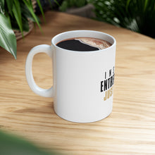 DistinctInk Glossy White Coffee / Tea Mug - Instant Entrepreneur Just Add Coffee