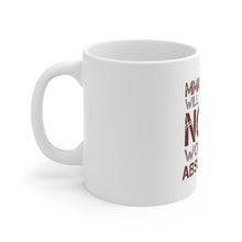 DistinctInk Glossy White Coffee / Tea Mug - MMA Training Easy? Nope! Worth It!