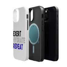 DistinctInk ToughCase for Apple iPhone, Compatible with MagSafe Charging - Exert Hydrate Repeat