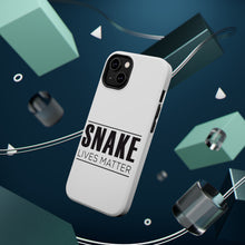 DistinctInk ToughCase for Apple iPhone, Compatible with MagSafe Charging - SNAKE Lives Matter