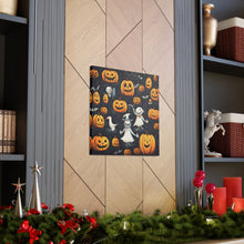 DistinctInk Canvas Wall Art with The Halloween Spell for Halloween