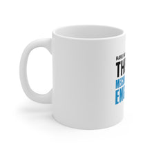 DistinctInk Glossy White Coffee / Tea Mug - No Fear Mechanical Engineer is Here
