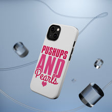 DistinctInk ToughCase for Apple iPhone, Compatible with MagSafe Charging - Pushups and Pearls