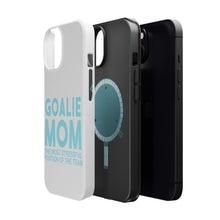 DistinctInk ToughCase for Apple iPhone, Compatible with MagSafe Charging - Goalie Mom The Most Stressful Position