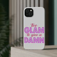 DistinctInk ToughCase for Apple iPhone, Compatible with MagSafe Charging - Too Glam to Give a Damn