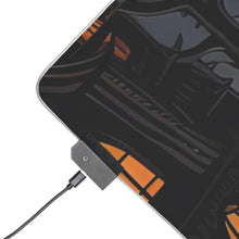 DistinctInk LED Gaming Mouse Pad with Spooky All Hallows' Eve Design for Halloween