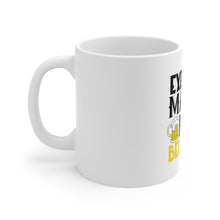 DistinctInk Glossy White Coffee / Tea Mug - Exercise Makes My Beer Spill