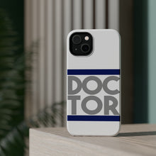 DistinctInk ToughCase for Apple iPhone, Compatible with MagSafe Charging - DOCTOR Word Art