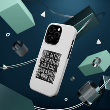 DistinctInk ToughCase for Apple iPhone, Compatible with MagSafe Charging - Better to Be A Lion For a Day Than A Sheep
