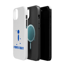 DistinctInk ToughCase for Apple iPhone, Compatible with MagSafe Charging - I Pooped Today!