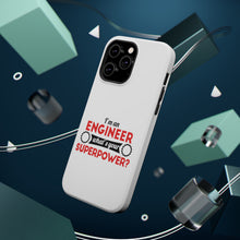 DistinctInk ToughCase for Apple iPhone, Compatible with MagSafe Charging - I'm an Engineer What's Your Superpower