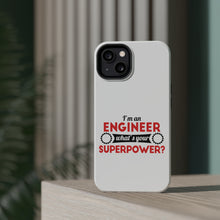 DistinctInk ToughCase for Apple iPhone, Compatible with MagSafe Charging - I'm an Engineer What's Your Superpower