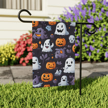 DistinctInk Garden & House Banner Flag with Spooky Bat-o-lanterns Design for Halloween