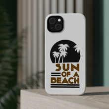 DistinctInk ToughCase for Apple iPhone, Compatible with MagSafe Charging - Sun of a Beach