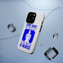 DistinctInk ToughCase for Apple iPhone, Compatible with MagSafe Charging - Stay Safe at Night Sleep With a Nurse