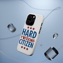DistinctInk ToughCase for Apple iPhone, Compatible with MagSafe Charging - Hard Twerking Citizen